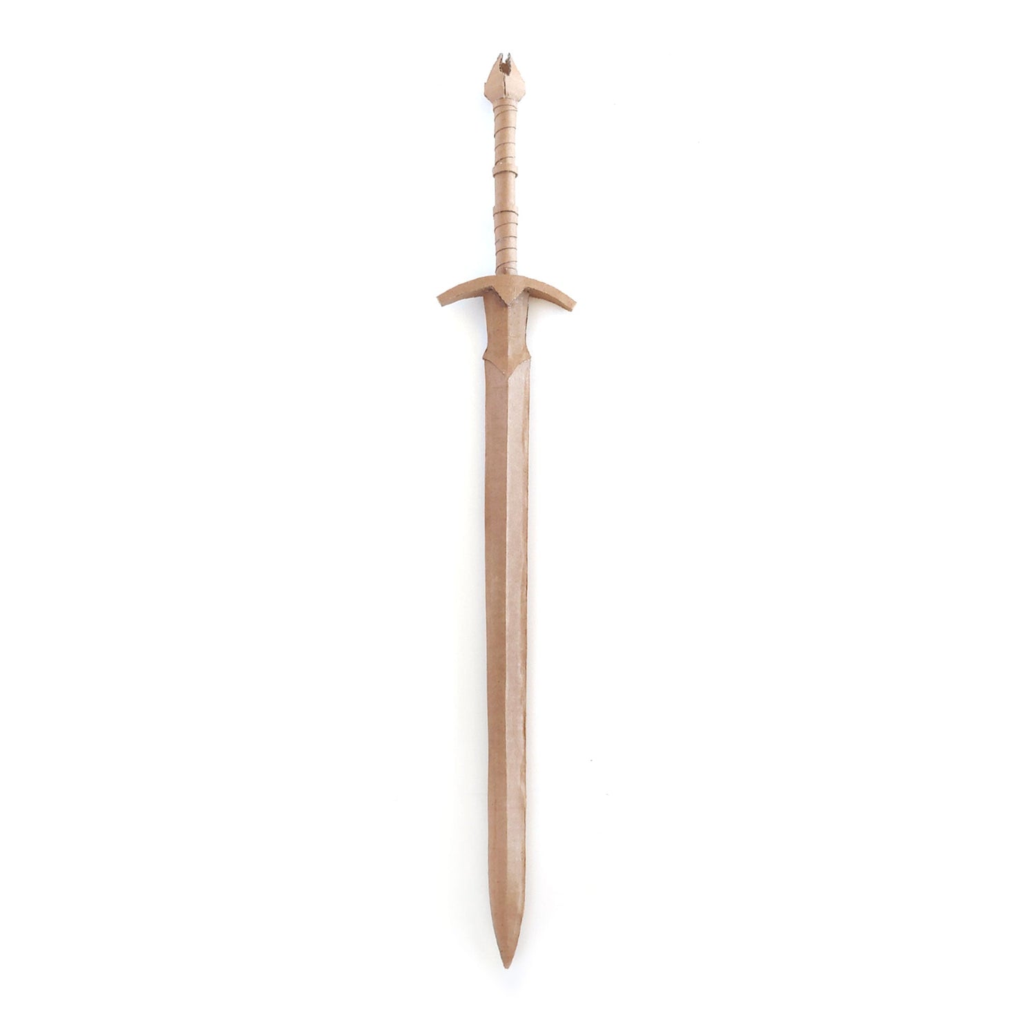 Long Sword from cardboard Templates and Tutorial