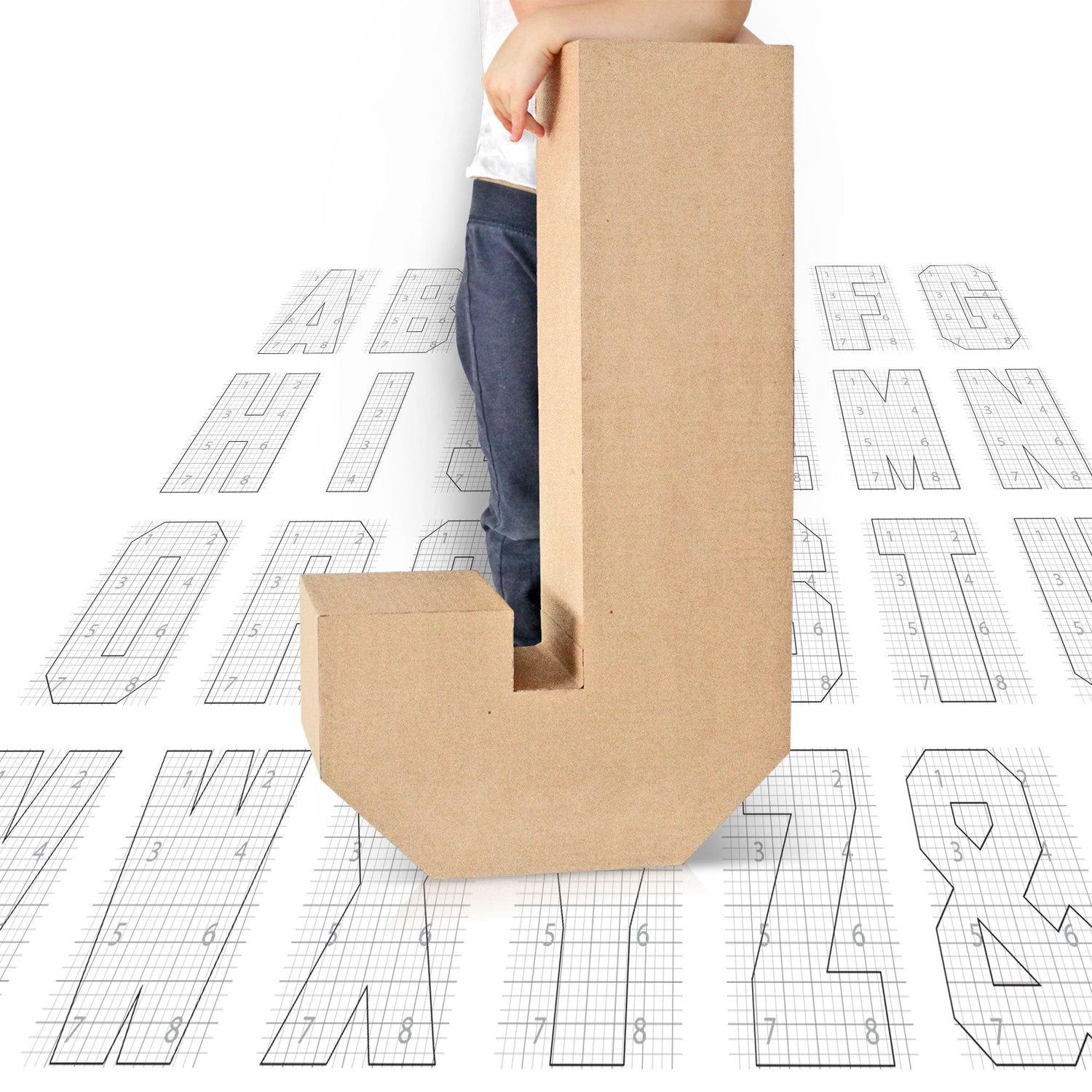 Giant Letters Templates