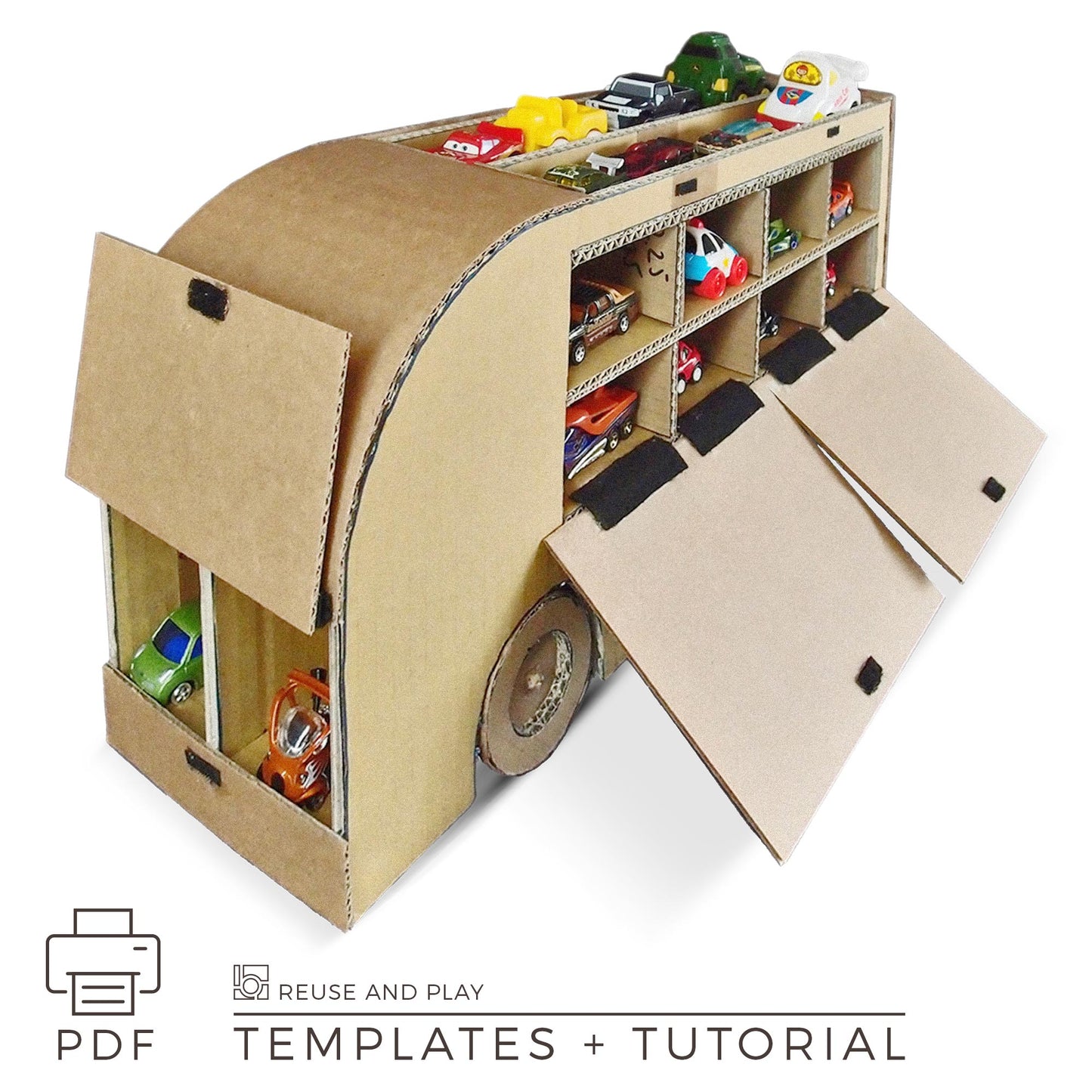 Toy Truck Car Carrier. TEMPLATE
