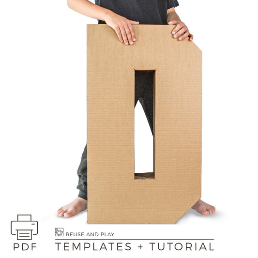 Giant BLOCK Letters TEMPLATES, A-Z