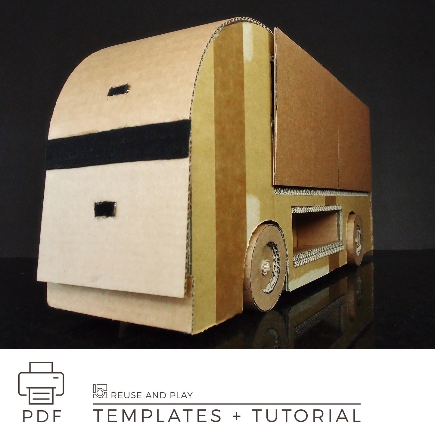 Toy Truck Car Carrier. TEMPLATE