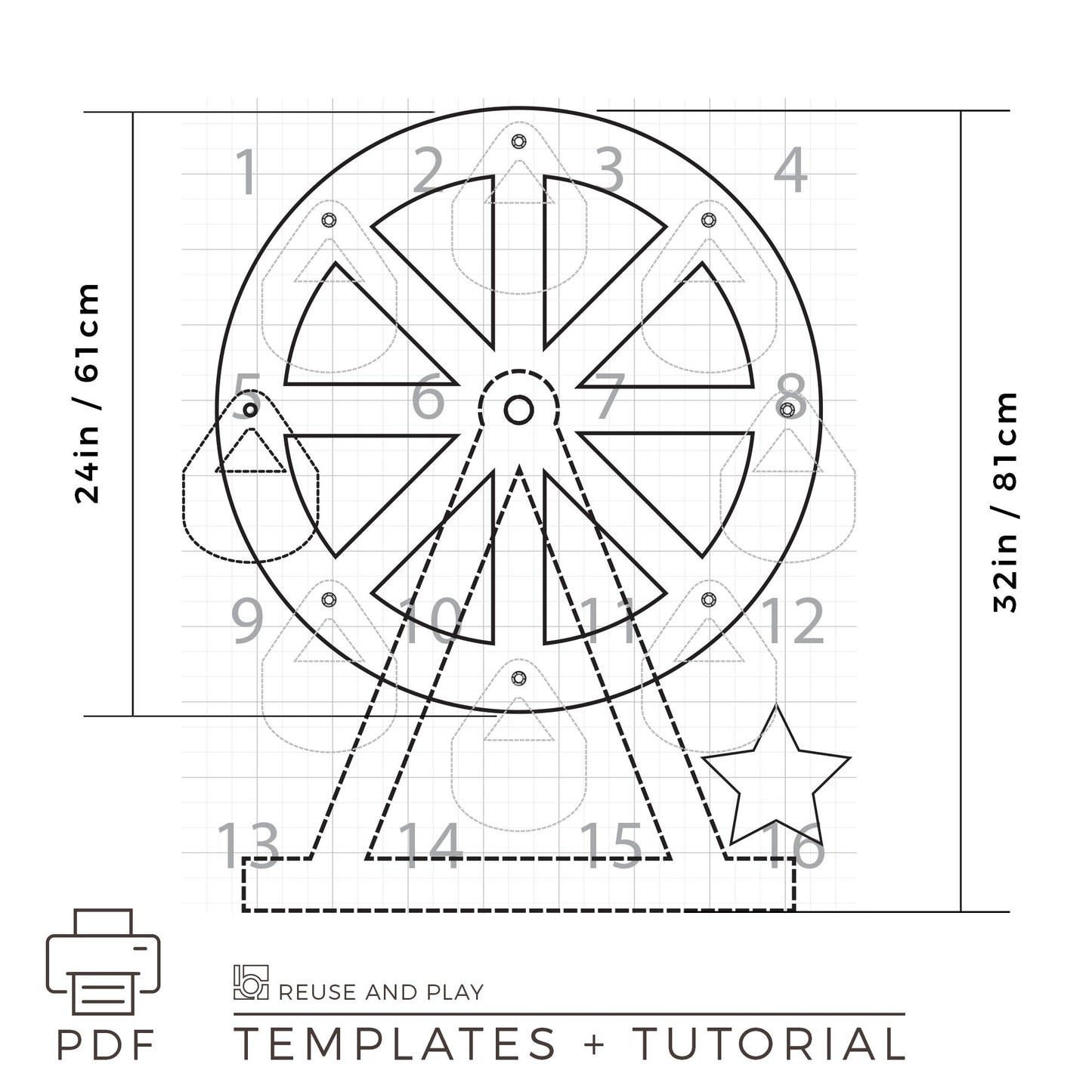 Ferris Wheel Templates